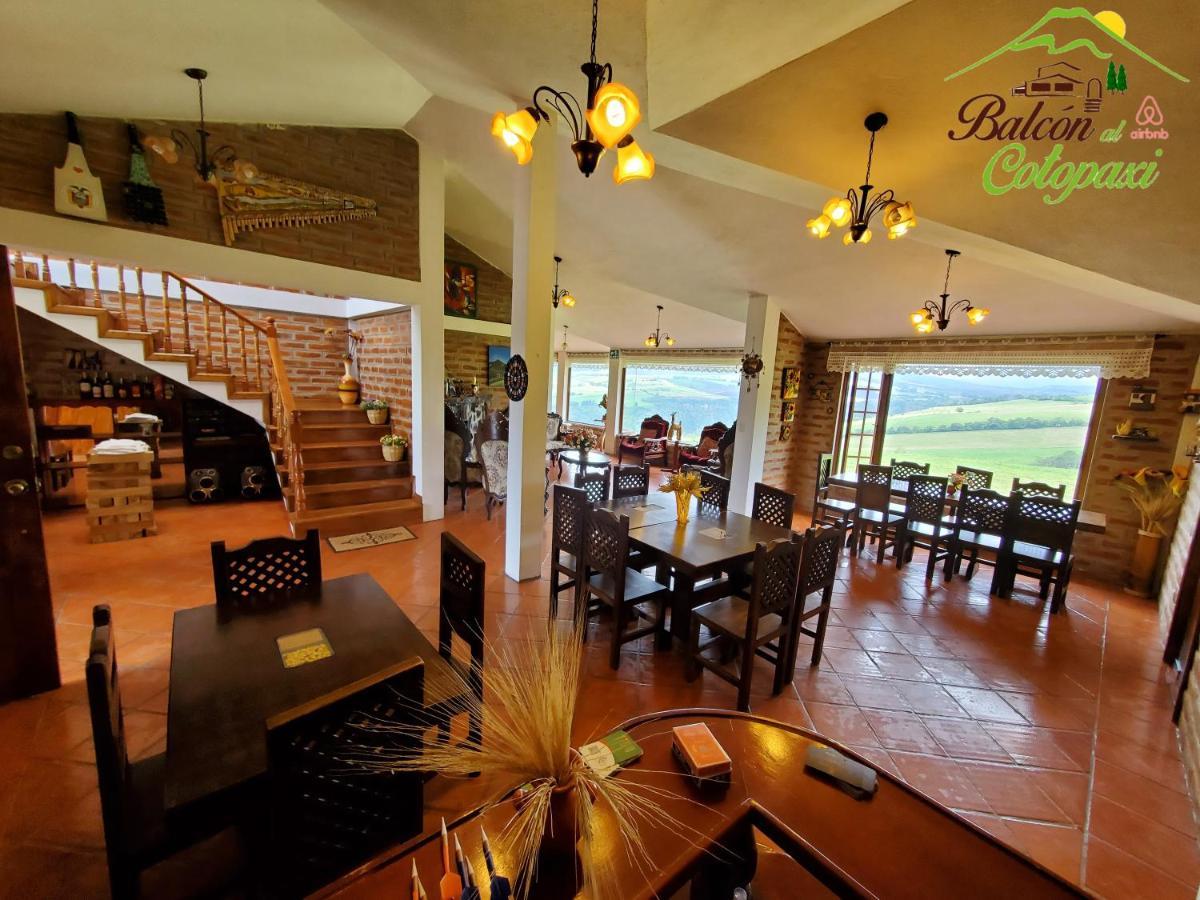 Balcon Al Cotopaxi Hosteria Sangolquí Buitenkant foto